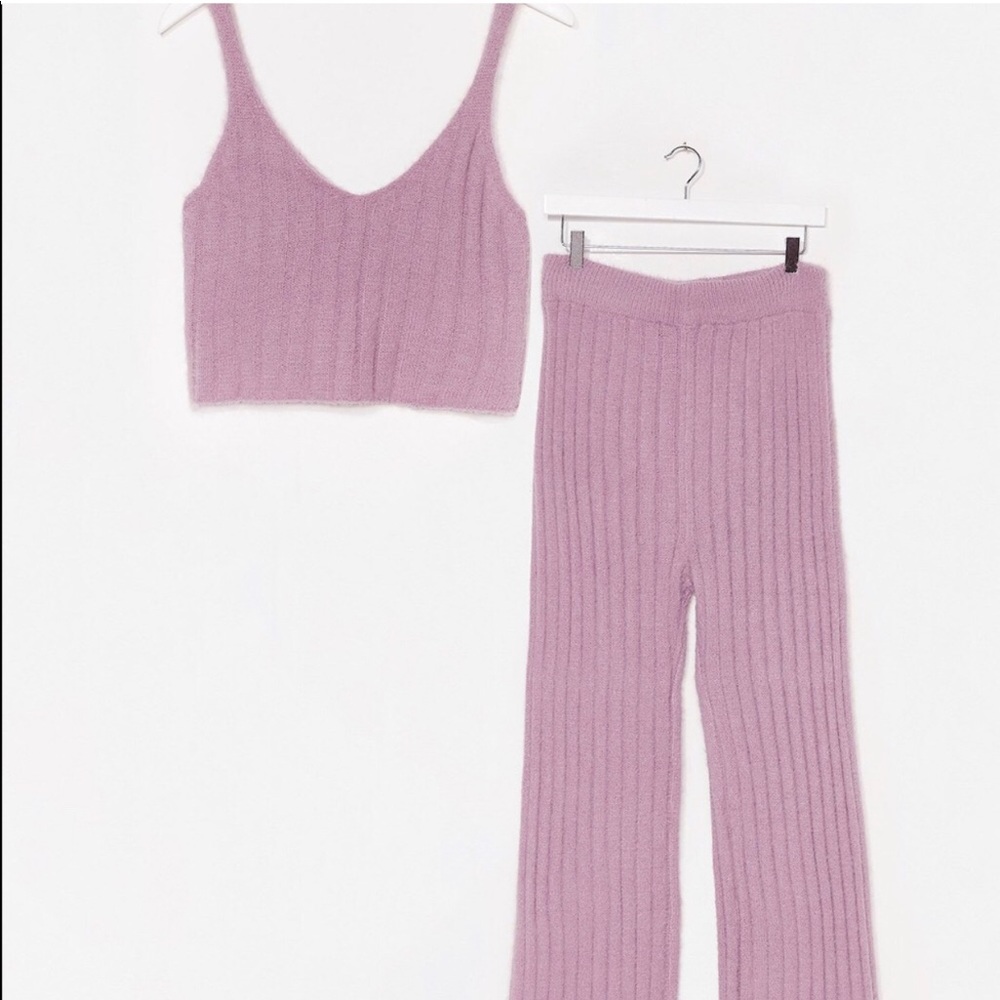cozy purple lounge wear set ⚡️